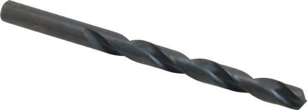 Precision Twist Drill - Letter T 135° High Speed Steel Jobber Drill - Oxide Finish, Right Hand Cut, Spiral Flute, Straight Shank, 4-7/8" OAL, Split Point - Exact Tool & Supply