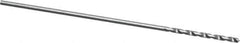Precision Twist Drill - #73 118° High Speed Steel Jobber Drill - Bright Finish, Right Hand Cut, Spiral Flute, Straight Shank, 1-1/8" OAL, Standard Point - Exact Tool & Supply