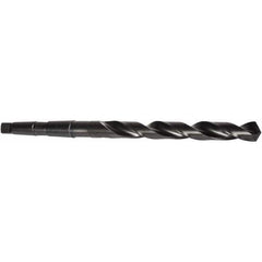 Precision Twist Drill - 1-7/64", 4MT 118° Point High Speed Steel Taper Shank Drill Bit - Exact Tool & Supply