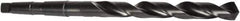 Precision Twist Drill - 1-5/32", 4MT 118° Point High Speed Steel Taper Shank Drill Bit - Oxide Finish, 7-1/4" Flute Length, 12-7/8" OAL, Spiral Flute, Series 209 - Exact Tool & Supply