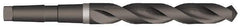 Precision Twist Drill - 2", 4MT 118° Point High Speed Steel Taper Shank Drill Bit - Oxide Finish, 10-5/8" Flute Length, 16-5/8" OAL, Spiral Flute, Series S209 - Exact Tool & Supply