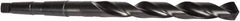 Precision Twist Drill - 26.5mm, 3MT 118° Point High Speed Steel Taper Shank Drill Bit - Oxide Finish, 6-1/2" Flute Length, 11-1/4" OAL, Spiral Flute, Series 5ATS - Exact Tool & Supply