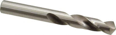 Precision Twist Drill - 13/32" 118° Spiral Flute High Speed Steel Screw Machine Drill Bit - Bright Finish, Right Hand Cut, 1-15/16" Flute Length, 3-5/16" OAL, Standard Point, Straight Shank - Exact Tool & Supply