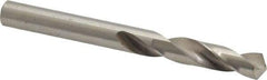Precision Twist Drill - 0.266" 118° Spiral Flute High Speed Steel Screw Machine Drill Bit - Bright Finish, Right Hand Cut, 1-1/2" Flute Length, 2-11/16" OAL, Standard Point, Straight Shank - Exact Tool & Supply