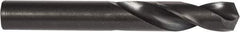Precision Twist Drill - 5.99948mm 135° Spiral Flute High Speed Steel Screw Machine Drill Bit - Oxide Finish, Right Hand Cut, 28mm Flute Length, 66mm OAL, Split Point, Straight Shank - Exact Tool & Supply
