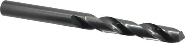 Precision Twist Drill - 1", 118° Point, Spiral Flute, High Speed Steel Taper Length Drill Bit - Oxide Finish, 6-3/8" Flute Length, 11" OAL, Series R51 - Exact Tool & Supply