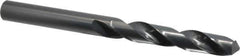 Precision Twist Drill - 1", 118° Point, Spiral Flute, High Speed Steel Taper Length Drill Bit - Oxide Finish, 6-3/8" Flute Length, 11" OAL, Series R51 - Exact Tool & Supply