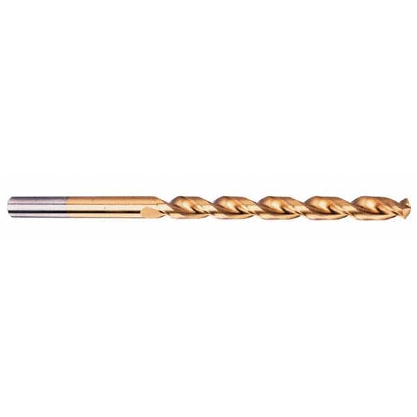 Cleveland - #5 135° Parabolic Flute Cobalt Taper Length Drill Bit - Exact Tool & Supply