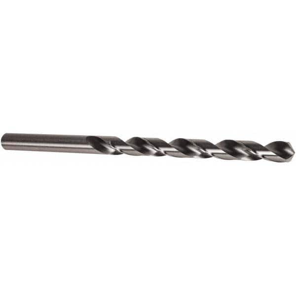 Precision Twist Drill - 0.6102" 118° Spiral Flute High Speed Steel Taper Length Drill Bit - Exact Tool & Supply