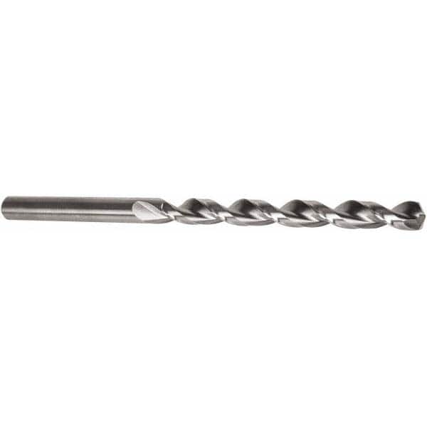 Precision Twist Drill - #31 135° Parabolic Flute High Speed Steel Taper Length Drill Bit - Exact Tool & Supply