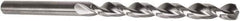 Precision Twist Drill - 35/64", 135° Point, Parabolic Flute, High Speed Steel Taper Length Drill Bit - Bright Finish, 4-7/8" Flute Length, 8-1/4" OAL, Series QC91P - Exact Tool & Supply