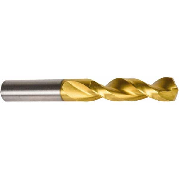 Precision Twist Drill - #14 135° Parabolic Flute High Speed Steel Screw Machine Drill Bit - Exact Tool & Supply