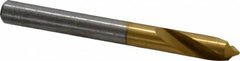 Precision Twist Drill - 1/4" Body Diam, 90°, 2-1/2" OAL, High Speed Steel Spotting Drill - Exact Tool & Supply