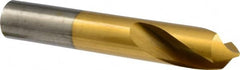 Precision Twist Drill - 1" Body Diam, 90°, 6" OAL, High Speed Steel Spotting Drill - Exact Tool & Supply