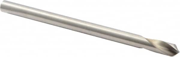 Precision Twist Drill - 1/4" Body Diam, 90°, 4" OAL, High Speed Steel Spotting Drill - Exact Tool & Supply