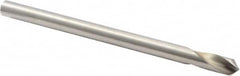 Precision Twist Drill - 1/4" Body Diam, 90°, 4" OAL, High Speed Steel Spotting Drill - Exact Tool & Supply