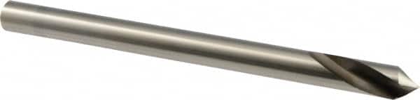 Precision Twist Drill - 3/8" Body Diam, 90°, 5" OAL, High Speed Steel Spotting Drill - Exact Tool & Supply