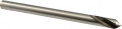 Precision Twist Drill - 3/8" Body Diam, 90°, 5" OAL, High Speed Steel Spotting Drill - Exact Tool & Supply