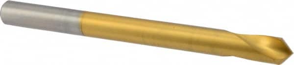 Precision Twist Drill - 1/2" Body Diam, 90°, 6" OAL, High Speed Steel Spotting Drill - Exact Tool & Supply