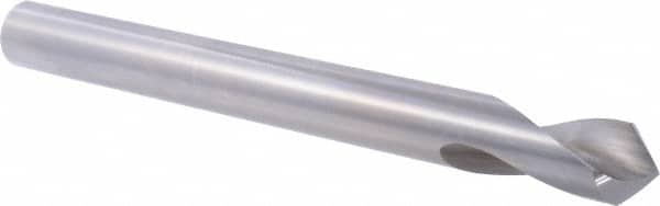 Precision Twist Drill - 1" Body Diam, 90°, 10" OAL, High Speed Steel Spotting Drill - Exact Tool & Supply