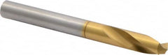 Precision Twist Drill - 1/4" Body Diam, 120°, 2-1/2" OAL, High Speed Steel Spotting Drill - Exact Tool & Supply