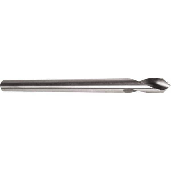 Precision Twist Drill - 1/2" Body Diam, 90°, 8" OAL, High Speed Steel Spotting Drill - Exact Tool & Supply