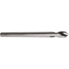Precision Twist Drill - 3/8" Body Diam, 120°, 7" OAL, High Speed Steel Spotting Drill - Exact Tool & Supply
