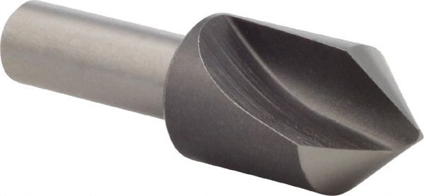 Precision Twist Drill - 5/8" Head Diam, 3/8" Shank Diam, 1 Flute 82° High Speed Steel Countersink - Exact Tool & Supply