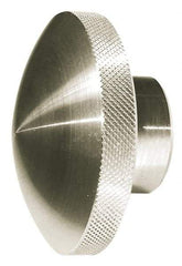 Morton Machine Works - 3" Head, Knurled Knob - Tapped, Aluminum - Exact Tool & Supply