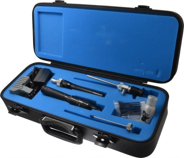 Gradient Lens - 0.098 Inch Diameter x 4 Inch Long Scope, 25x Magnification, Rigid Borescope Kit - Exact Tool & Supply