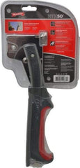 Arrow - Manual Hammer Tacker - 5/16, 3/8, 1/2" Staples, Silver & Gray, Steel with Chrome Finish - Exact Tool & Supply