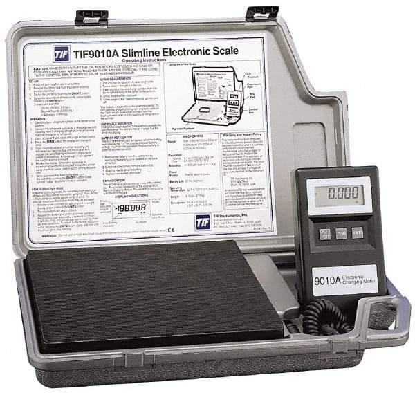 OTC - LCD Automotive Refrigerant Scale Charging Meter - 9VDC, ±0.5°F Accuracy, 32 to 120°F Operating Temp - Exact Tool & Supply