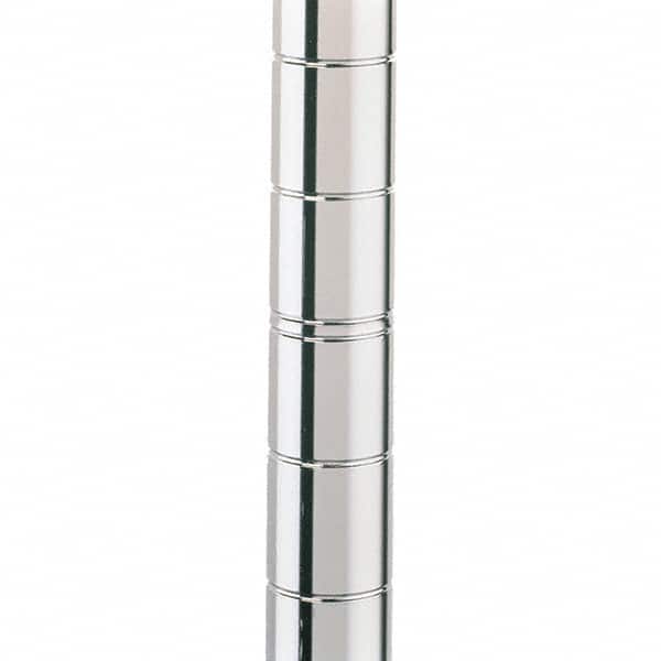 Metro - 1" Wide x 74" High x 1" Long Open Shelving Stationary Shelving Post - Exact Tool & Supply