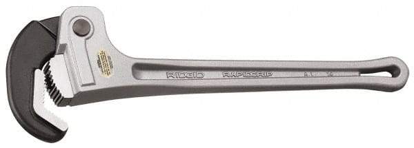 Ridgid - 14" Aluminum RapidGrip Pipe Wrench - 2" Pipe Capacity - Exact Tool & Supply
