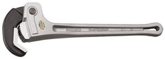Ridgid - 14" Aluminum RapidGrip Pipe Wrench - 2" Pipe Capacity - Exact Tool & Supply