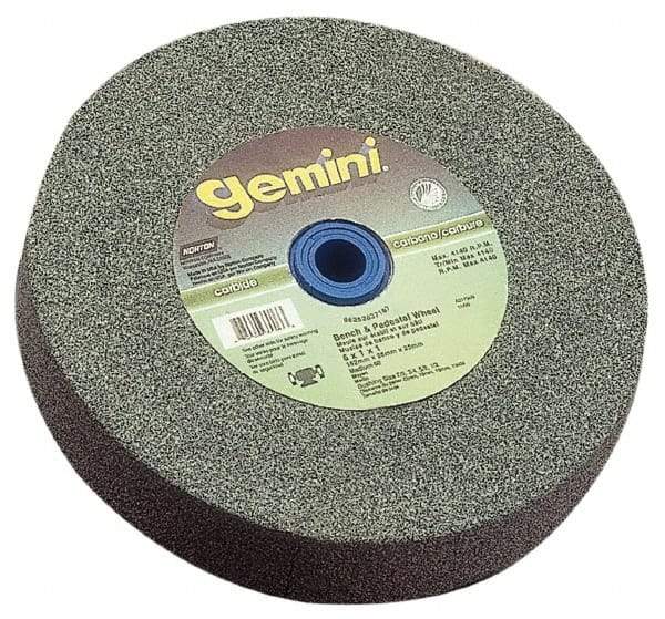 Norton - 36 Grit Aluminum Oxide Bench & Pedestal Grinding Wheel - 12" Diam x 1-1/2" Hole x 2" Thick, 2070 Max RPM, Very Coarse/Coarse Grade - Exact Tool & Supply