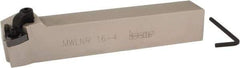 Iscar - MWLN, Right Hand Cut, 1" Shank Height x 1" Shank Width, Negative Rake Indexable Turning Toolholder - 6" OAL, WN..43. Insert Compatibility, Series Isoturn - Exact Tool & Supply
