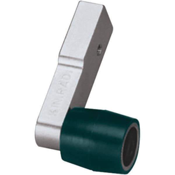 Dynabrade - 1" Wide Contact Arm - 18" Belt Length x 1" Belt Width, Flat, Urethane, 70" Contact Wheel Diam - Exact Tool & Supply