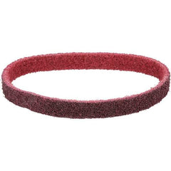 Dynabrade - 1" Wide x 18" OAL, Aluminum Oxide Abrasive Belt - Aluminum Oxide, Medium, Nonwoven, Cloth Backing, Wet/Dry - Exact Tool & Supply