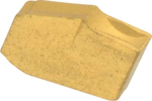 Hertel - MGTN2 HC335 Grade, 0.087" Cutting Width, Carbide Cutoff Insert - 0° Neutral Lead Angle, TiC/TiCN/TiN Coated - Exact Tool & Supply