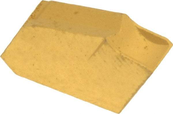 Hertel - MGTN4 HC335 Grade, 0.16" Cutting Width, Carbide Cutoff Insert - 0° Neutral Lead Angle, TiC/TiCN/TiN Coated - Exact Tool & Supply