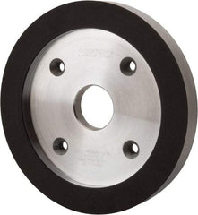 Norton - 6" Diam, 1-1/4" Hole Size, 3/4" Overall Thickness, 220 Grit, Type 6 Tool & Cutter Grinding Wheel - Very Fine Grade, Diamond, R Hardness, Resinoid Bond - Exact Tool & Supply