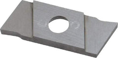 NIKCOLE MINI-SYSTEMS - GIE1.5 0.0591" Cutting Width, Carbide Cutoff Insert - 7° Right Hand Lead Angle, TiN Coated - Exact Tool & Supply