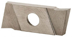 NIKCOLE MINI-SYSTEMS - GIE2 0.0787" Cutting Width, Carbide Cutoff Insert - 7° Left Hand Lead Angle, TiN Coated - Exact Tool & Supply