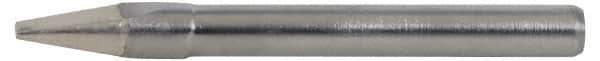 Hexacon Electric - 3/16 Inch Point, 3/8 Inch Tip Diameter, Semi Chisel Soldering Iron Tip - Series HT X Plated Tip, For Use with SI-115H - Exact Tool & Supply