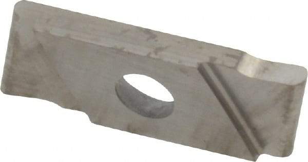 NIKCOLE MINI-SYSTEMS - GIE 1.5mm Cutting Width Carbide Grooving Insert - 6mm Max Depth of Cut, Right Hand, 0.75mm Corner Radius - Exact Tool & Supply