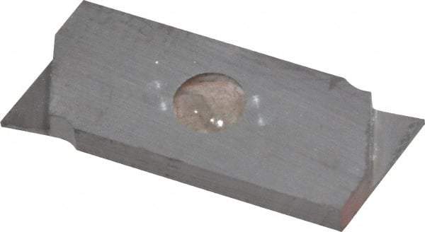 NIKCOLE MINI-SYSTEMS - GIE 0.5mm Cutting Width Carbide Grooving Insert - 2.54mm Max Depth of Cut, Right Hand - Exact Tool & Supply
