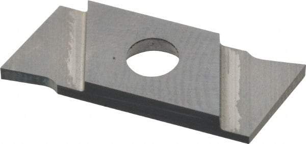 NIKCOLE MINI-SYSTEMS - GIE 1.1mm Cutting Width Carbide Grooving Insert - 6mm Max Depth of Cut, Right Hand - Exact Tool & Supply