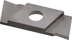 NIKCOLE MINI-SYSTEMS - GIE 1.1mm Cutting Width Carbide Grooving Insert - 6mm Max Depth of Cut, Left Hand - Exact Tool & Supply