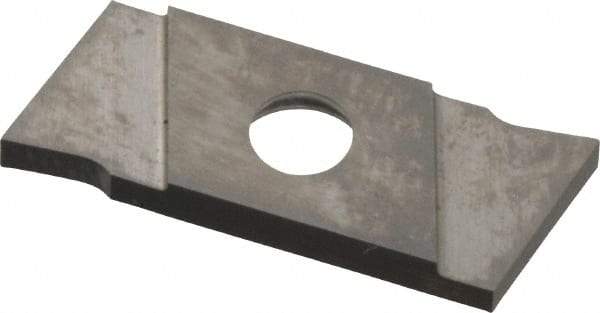 NIKCOLE MINI-SYSTEMS - GIE 1.6mm Cutting Width Carbide Grooving Insert - 6mm Max Depth of Cut, Right Hand - Exact Tool & Supply